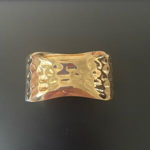 18K Gold Plated Cuff Bracelet- Women